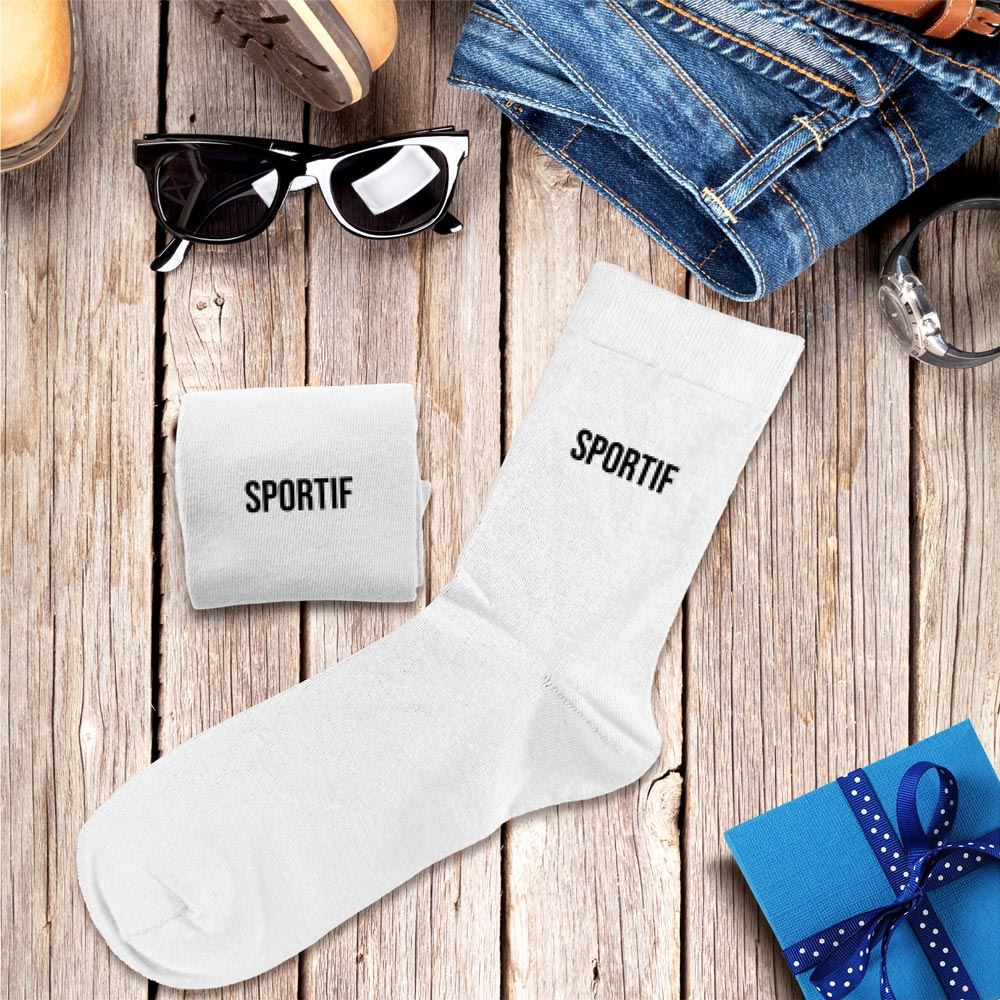 Chaussette Sportif Blanche