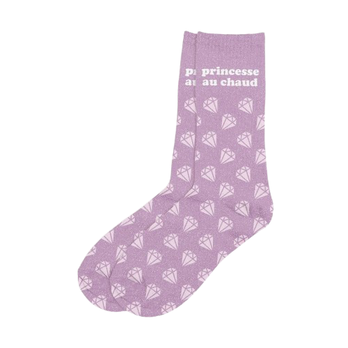 Chaussette Paillette Princesse au Chaud