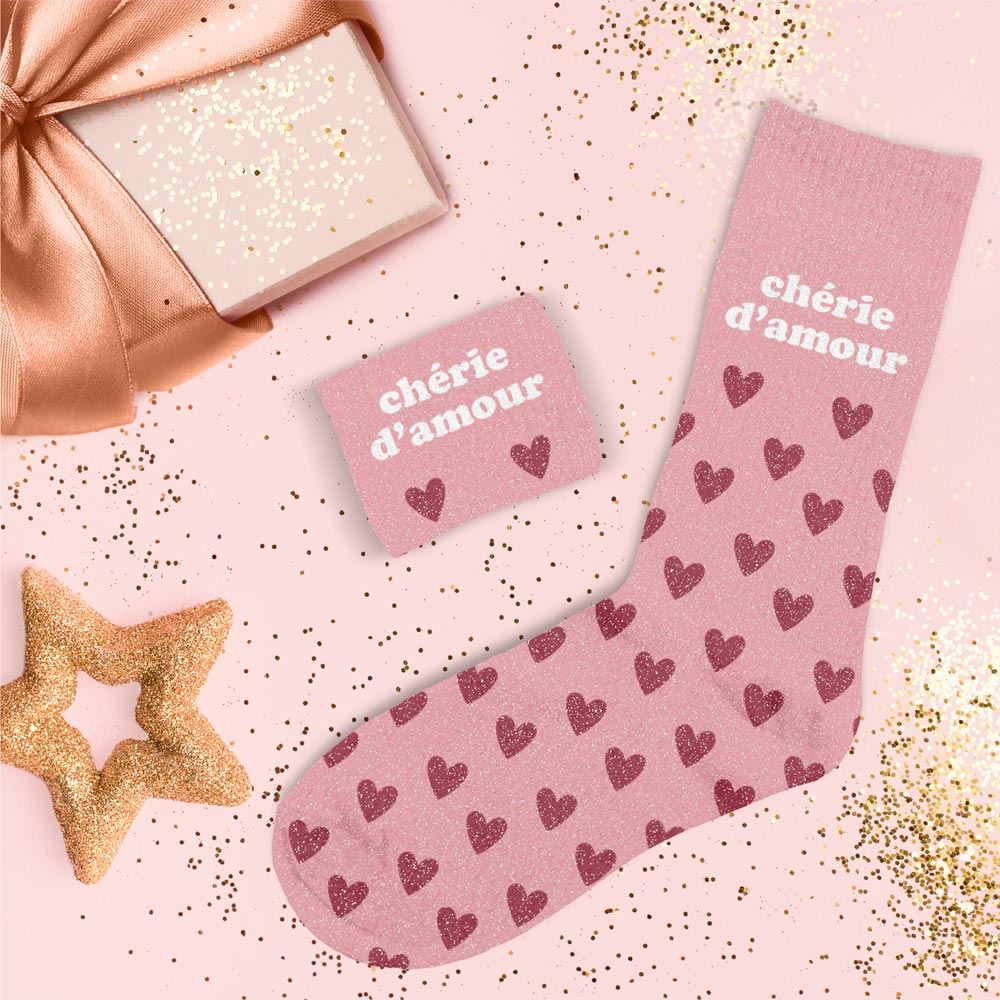 Chaussette Paillette Chérie D’Amour