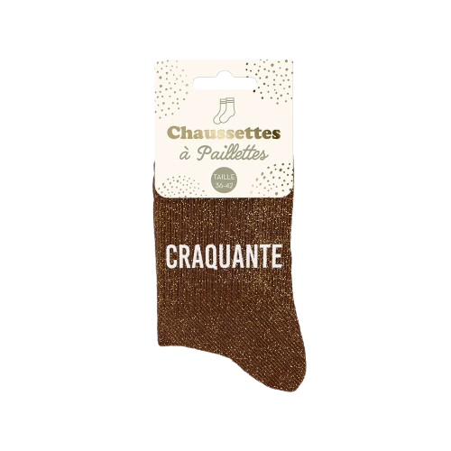 Chaussette Paillette Craquante