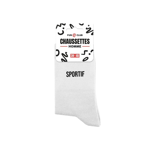 Chaussette Sportif Blanche