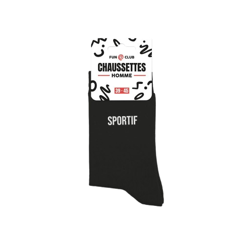Chaussette Sportif Noire