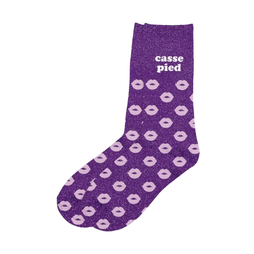 Chaussette Casse Pied Violet