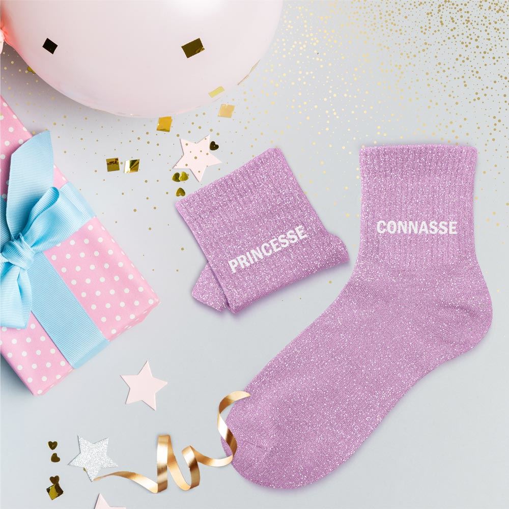 Chaussette Paillette Princesse Connasse