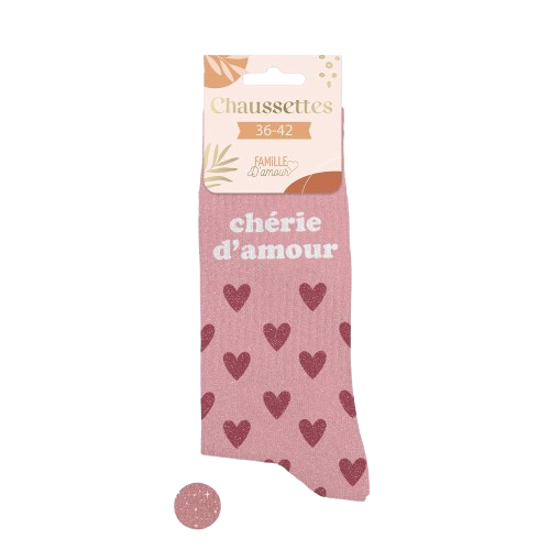 Chaussette Paillette Chérie D’Amour