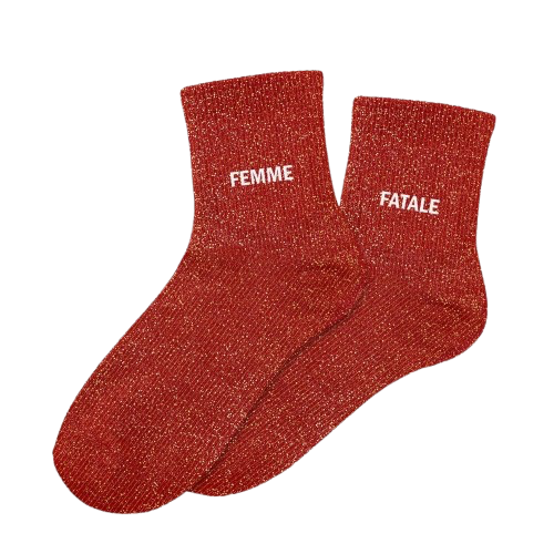 Chaussette Paillette Femme Fatale