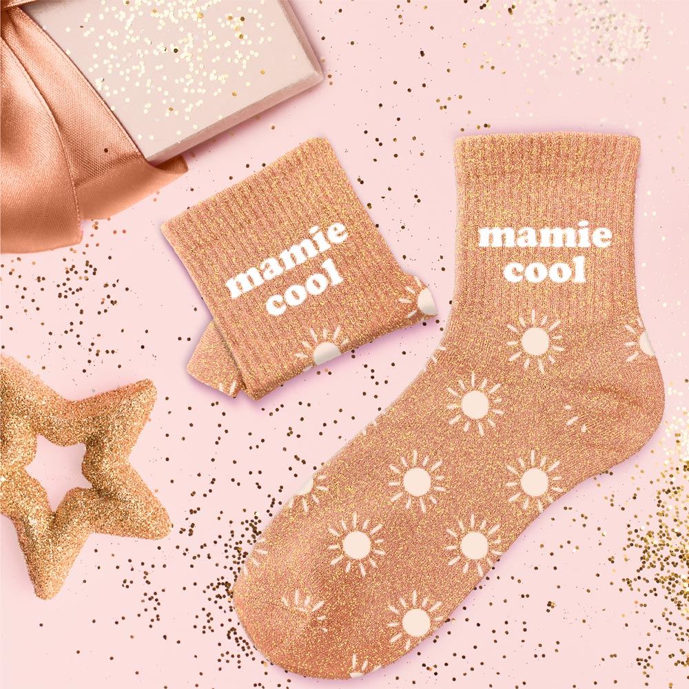 Chaussette Paillette Mamie Cool