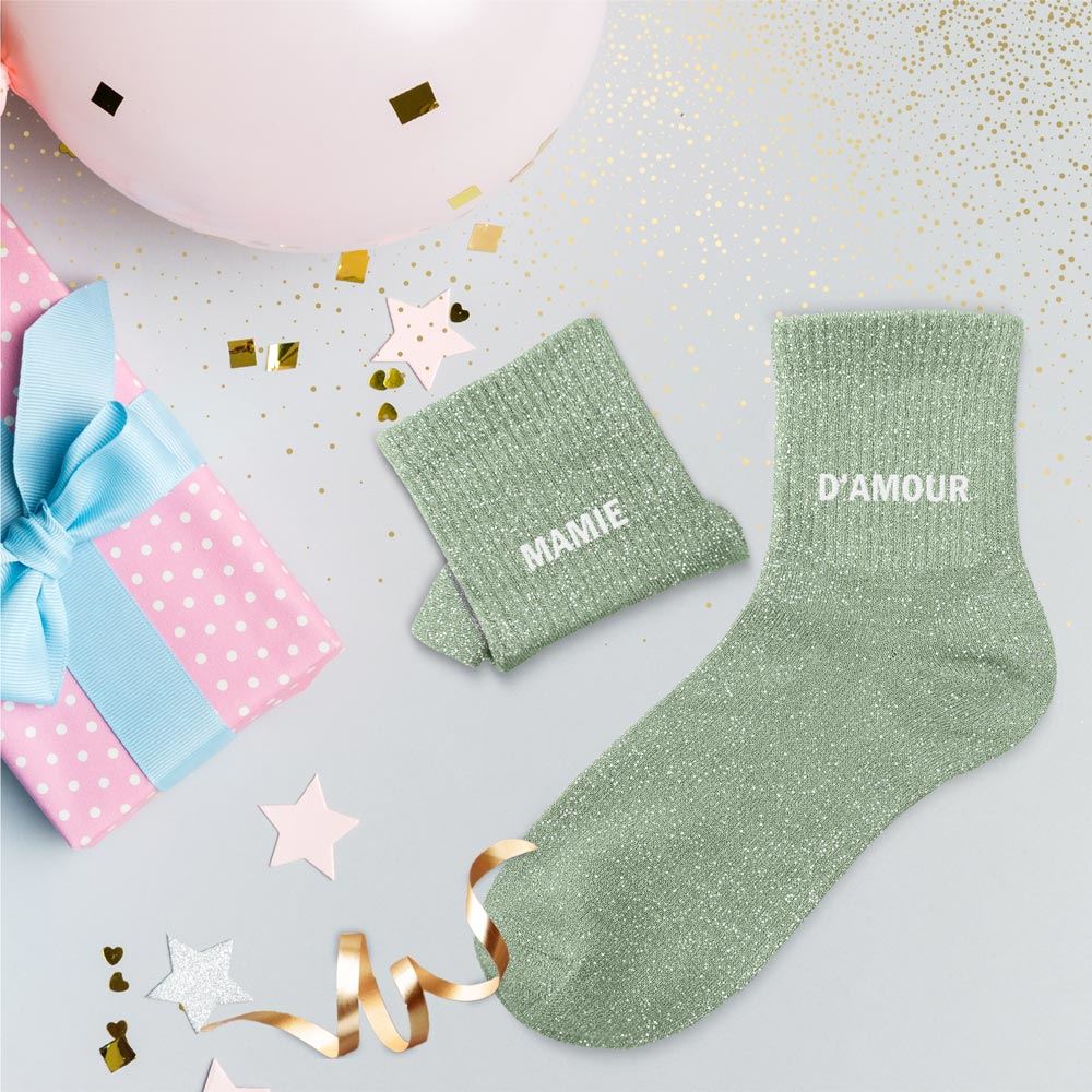 Chaussette Paillette Mamie D’Amour