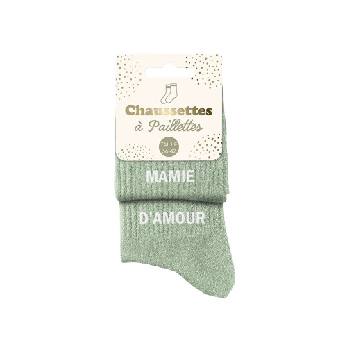 Chaussette Paillette Mamie D’Amour