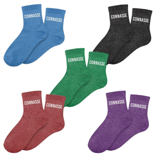 Chaussette Paillette Connasse 5 couleurs