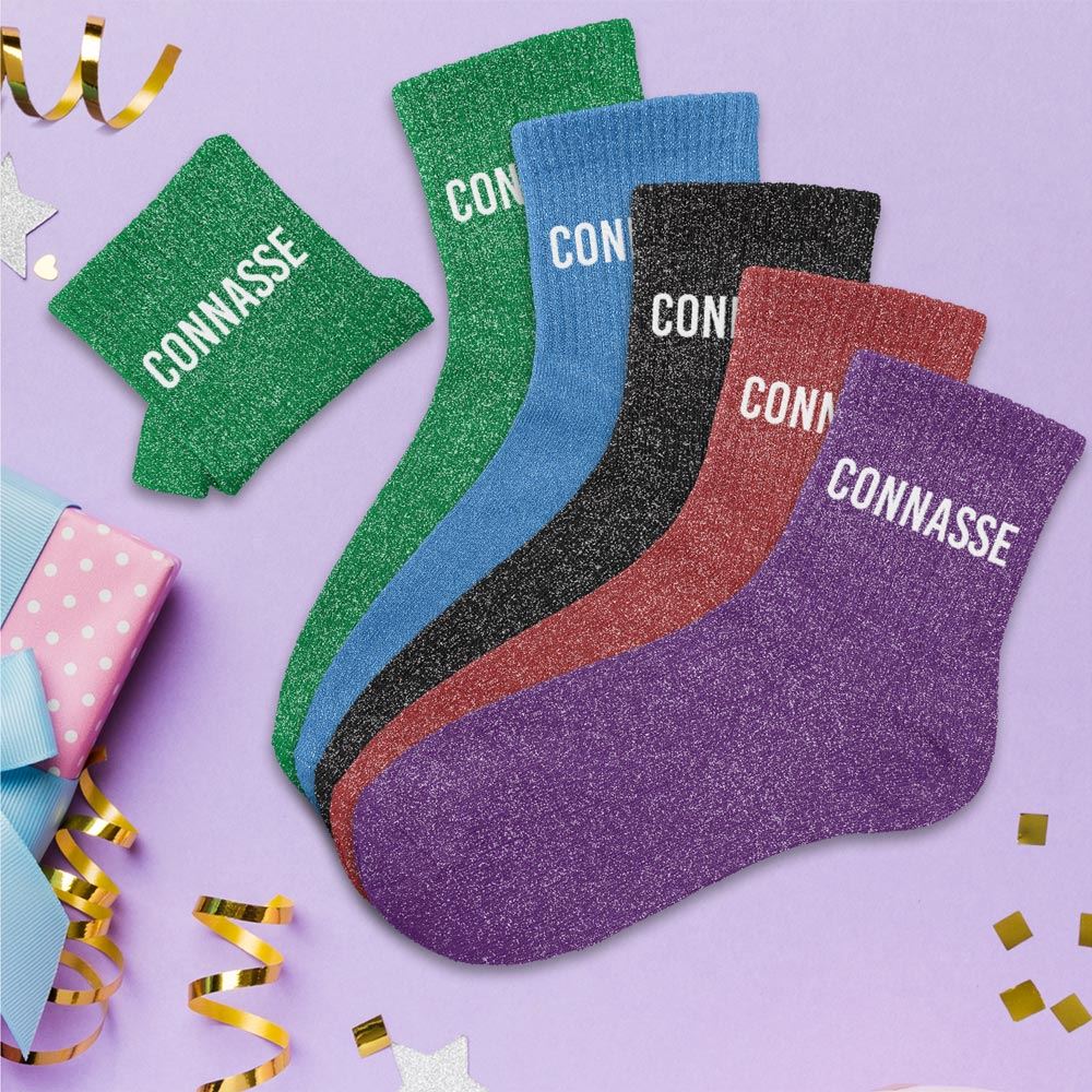 Chaussette Paillette Connasse 5 couleurs