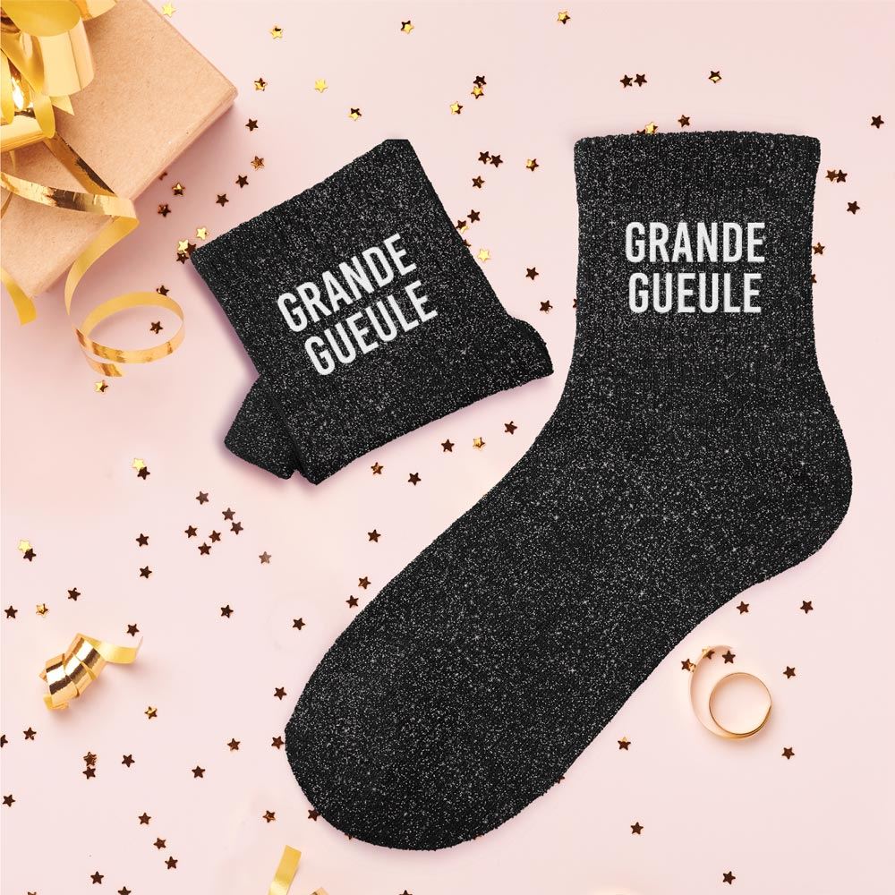 Chaussette Paillette Grande Gueule