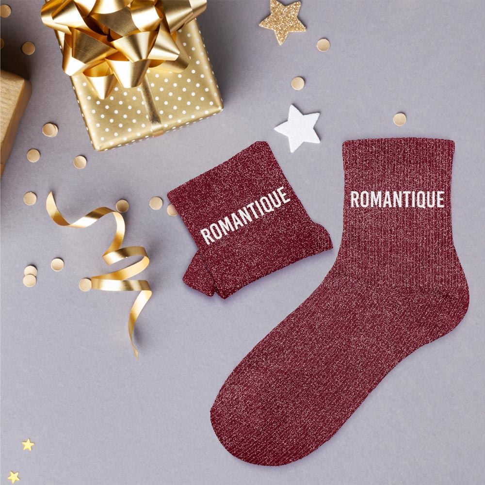 Chaussette Paillette Romantique