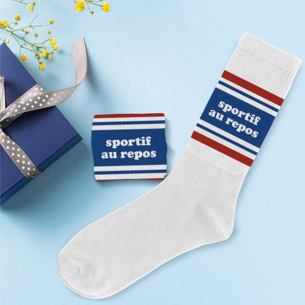 Chaussette Sportif au Repos
