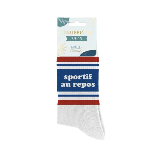 Chaussette Sportif au Repos