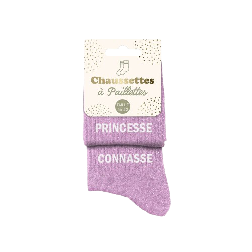 Chaussette Paillette Princesse Connasse