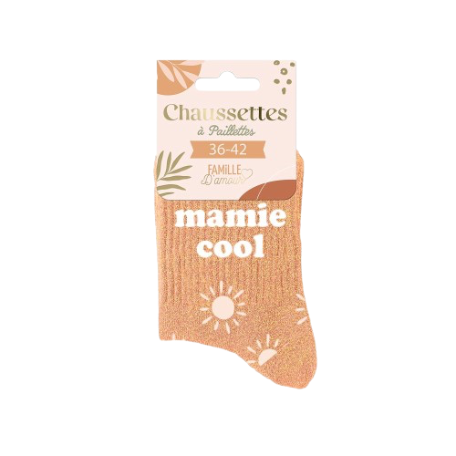 Chaussette Paillette Mamie Cool