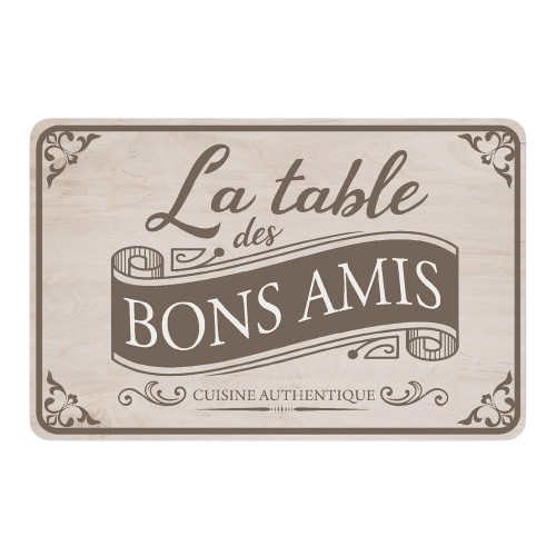 Set de Table PVC "Table des Bons Amis"