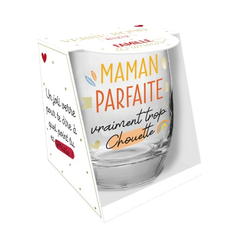 Verre Rond "Maman Parfaite"