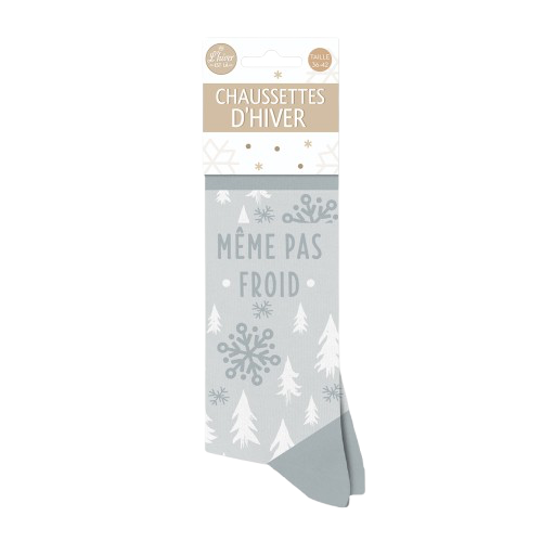 Chaussettes "Même pas Froid"