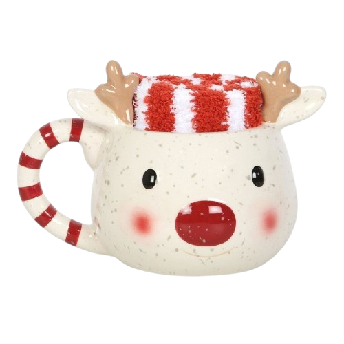 Mug/Chaussette Rudolph