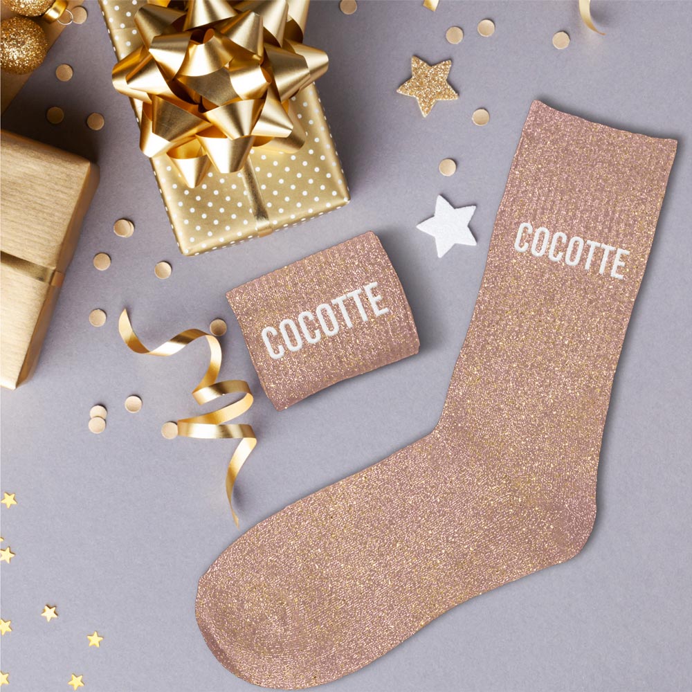 Chaussette Paillette Cocotte