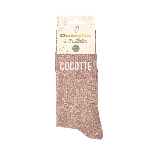 Chaussette Paillette Cocotte