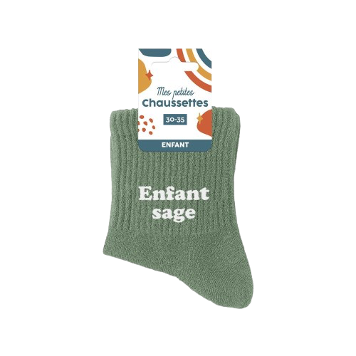 Chaussette Enfant "Enfant sage" 30-35