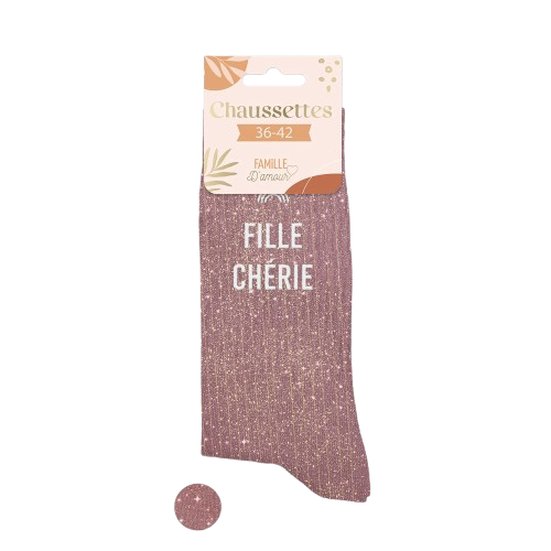 Chaussette Paillette Fille Chérie