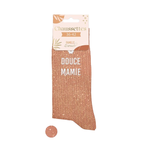 Chaussette Paillette Douce Mamie