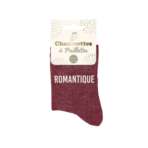 Chaussette Paillette Romantique
